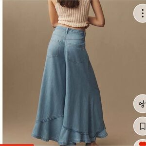 ISO Anthropologie Light Blue Flare Jeans